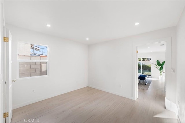 611 Griffith St, San Fernando, CA 91340 - spare room featuring wood finished floors and recessed lighting