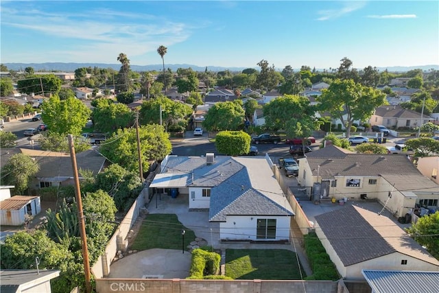 611 Griffith St, San Fernando, CA 91340 - aerial perspective of suburban area featuring a mountainous background