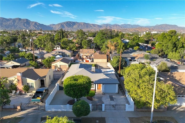 611 Griffith St, San Fernando, CA 91340 - aerial perspective of suburban area featuring mountains