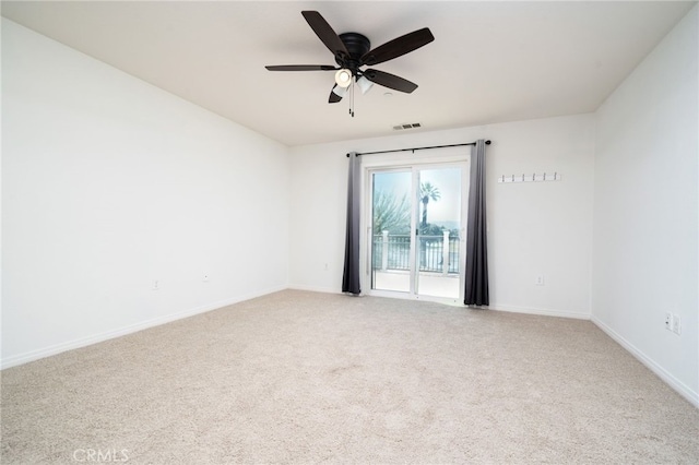 26649 Azalea St, Moreno Valley, CA 92555 - unfurnished room featuring light carpet and ceiling fan