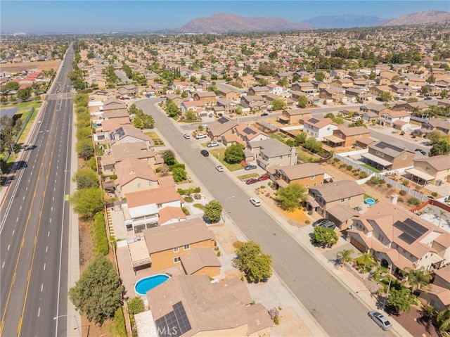 26649 Azalea St, Moreno Valley, CA 92555 - aerial perspective of suburban area featuring mountains