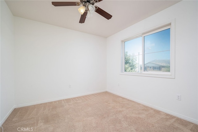 26649 Azalea St, Moreno Valley, CA 92555 - carpeted empty room with baseboards and a ceiling fan