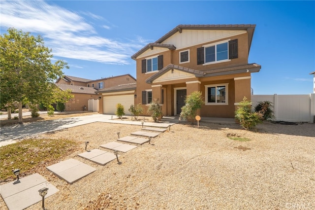 26649 Azalea St, Moreno Valley, CA 92555 - view of front facade with concrete driveway, a garage, and stucco siding