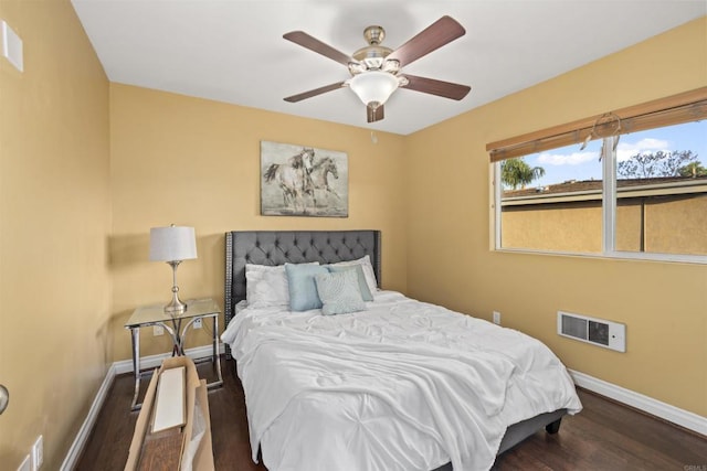 800 N Mollison Ave Unit 56, El Cajon, CA 92021 - bedroom with wood finished floors and a ceiling fan