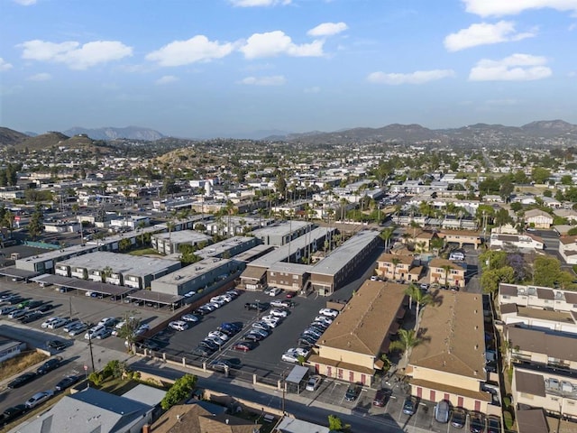 800 N Mollison Ave Unit 56, El Cajon, CA 92021 - aerial view of property and surrounding area with mountains