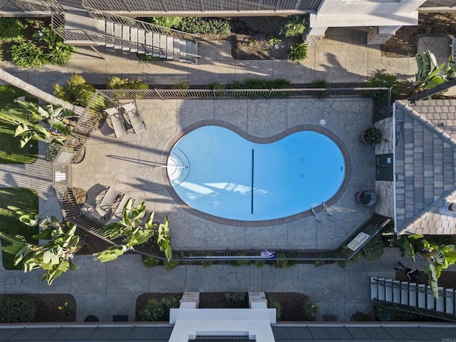 800 N Mollison Ave Unit 56, El Cajon, CA 92021 - drone / aerial view of a pool