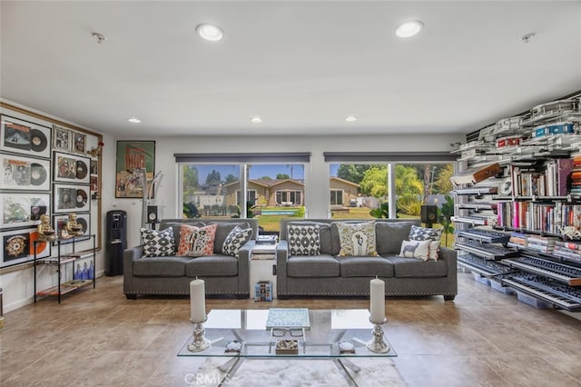 8817 Encino Ave, Sherwood Forest, CA 91325 - living room with recessed lighting