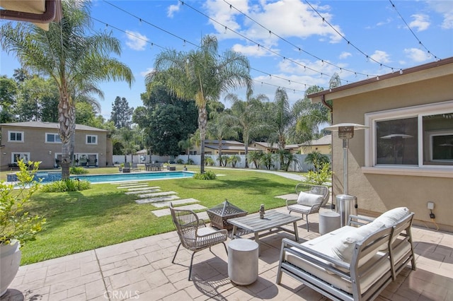 8817 Encino Ave, Sherwood Forest, CA 91325 - view of patio with an outdoor hangout area