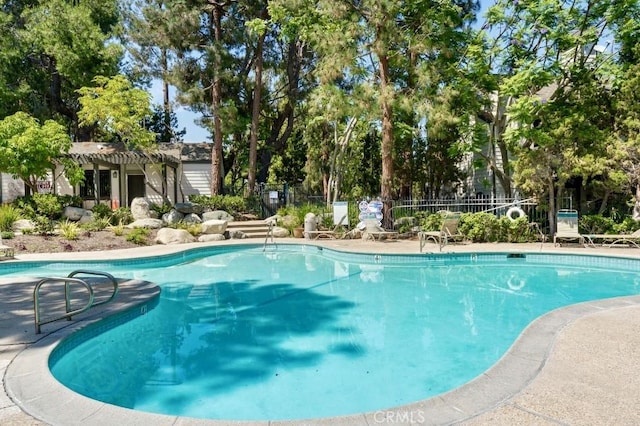 2532 W Macarthur Blvd Unit B, Santa Ana, CA 92704 - community pool with view of scattered trees