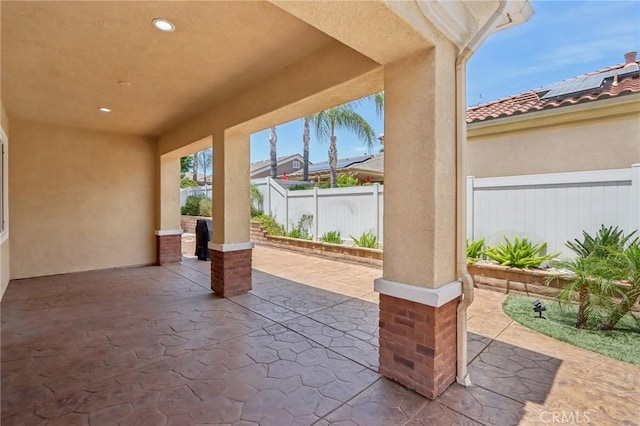 5136 Via Bajamar, Hemet, CA 92545 - fenced backyard featuring a patio area