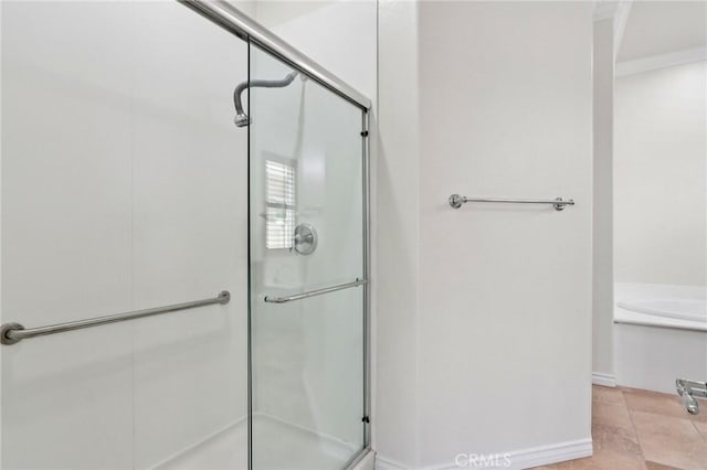 5136 Via Bajamar, Hemet, CA 92545 - full bath featuring a stall shower and a tub to relax in