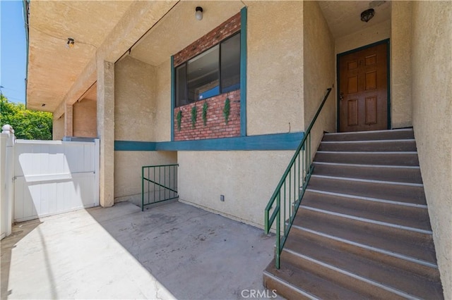1223 S Golden W Ave Unit F, Arcadia, CA 91007 - entrance to property with stucco siding