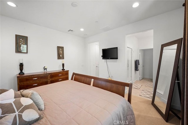 1742 Heywood St Unit C, Simi Valley, CA 93065 - bedroom featuring light colored carpet and recessed lighting