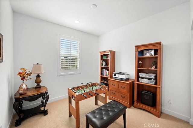 1742 Heywood St Unit C, Simi Valley, CA 93065 - office area featuring light carpet and baseboards