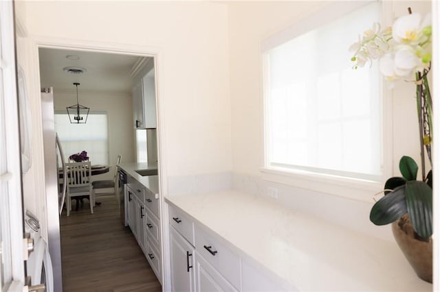 4622 Sunnyside Dr, Riverside, CA 92506 - bathroom with crown molding and wood finished floors
