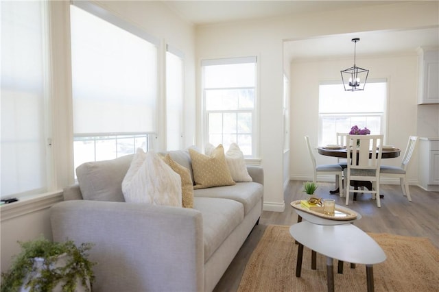 4622 Sunnyside Dr, Riverside, CA 92506 - living room with light wood-style floors and plenty of natural light