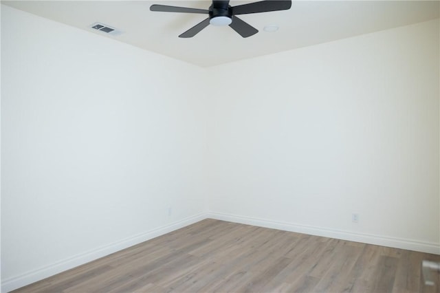 4622 Sunnyside Dr, Riverside, CA 92506 - spare room with light wood-style flooring and a ceiling fan