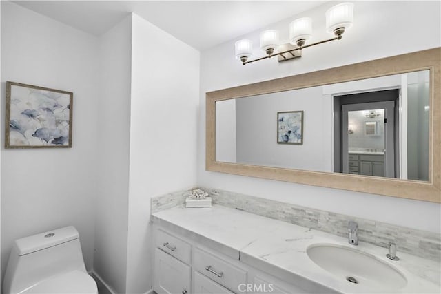 1119 Grove Ln, Newport Beach, CA 92660 - bathroom featuring vanity and toilet