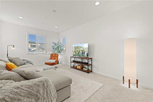 28537 Daybreak Way, Saugus, CA 91350 - carpeted living area featuring recessed lighting
