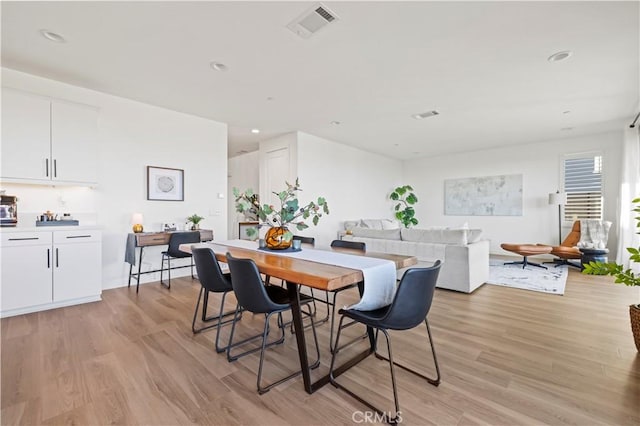 28537 Daybreak Way, Saugus, CA 91350 - dining space featuring light wood-style floors and recessed lighting