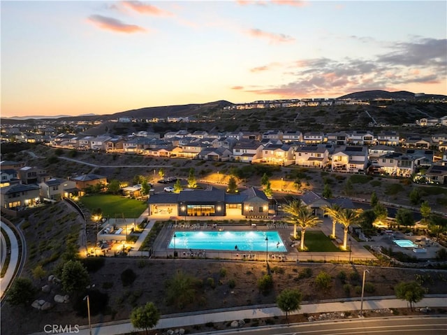 28537 Daybreak Way, Saugus, CA 91350 - aerial view of property and surrounding area featuring nearby suburban area