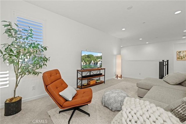 28537 Daybreak Way, Saugus, CA 91350 - carpeted living room with recessed lighting and baseboards