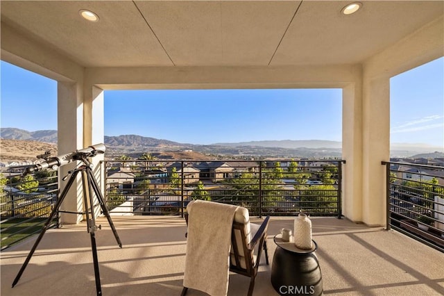 28537 Daybreak Way, Saugus, CA 91350 - balcony featuring a mountain view