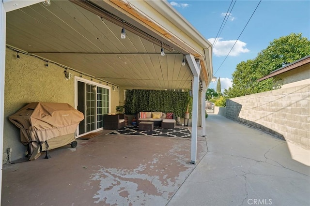 4435 Los Serranos Blvd, Chino Hills, CA 91709 - view of patio with an outdoor hangout area
