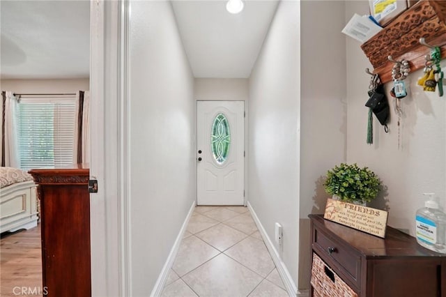 4435 Los Serranos Blvd, Chino Hills, CA 91709 - entryway with baseboards and light tile patterned flooring