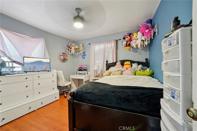 4435 Los Serranos Blvd, Chino Hills, CA 91709 - bedroom with light wood-style floors and a ceiling fan