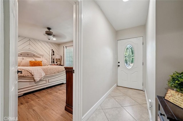 4435 Los Serranos Blvd, Chino Hills, CA 91709 - entrance foyer with baseboards and light tile patterned flooring