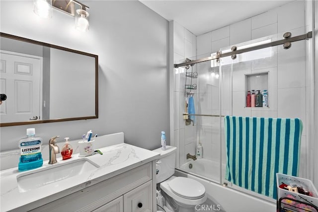 8627 John Ave, Los Angeles, CA 90002 - full bathroom with vanity and bath / shower combo with glass door