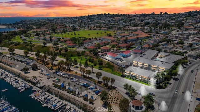 2222 S Mesa St Unit 8, San Pedro, CA 90731 - drone / aerial view of a large body of water and a marina