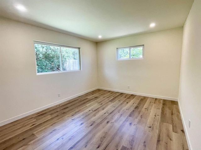 7855 Montana St, Lemon Grove, CA 91945 - spare room featuring wood finished floors and recessed lighting
