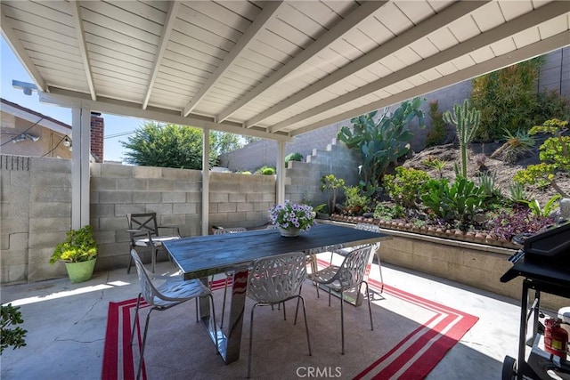 14453 Watkins Dr, La Mirada, CA 90638 - view of patio with outdoor dining space