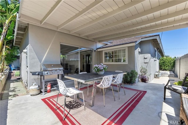 14453 Watkins Dr, La Mirada, CA 90638 - view of patio featuring outdoor dining space