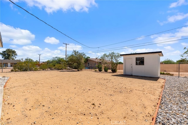 5619 Daisy Ave Unit 29, Palms, CA 92277 - view of yard with a storage shed