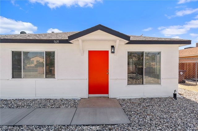 5619 Daisy Ave Unit 29, Palms, CA 92277 - property entrance with stucco siding