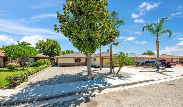 1755 Matthew Ln, Hemet, CA 92545 - ranch-style house with concrete driveway and a garage