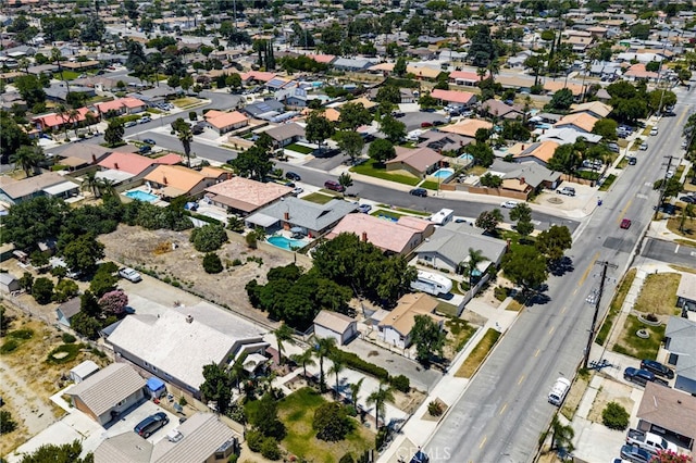 9804 Palmetto Ave, Fontana, CA 92335 - aerial overview of property's location with nearby suburban area