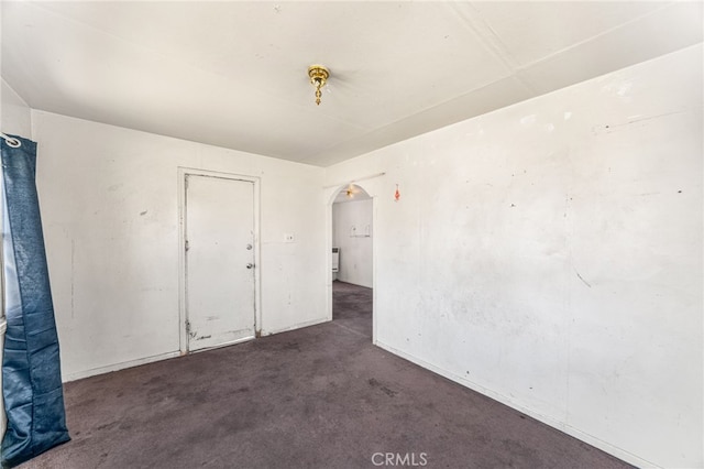 9804 Palmetto Ave, Fontana, CA 92335 - carpeted empty room with arched walkways