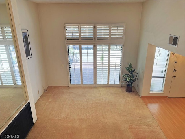 1525 Welldow Ln, Fullerton, CA 92831 - foyer entrance with plenty of natural light and carpet floors