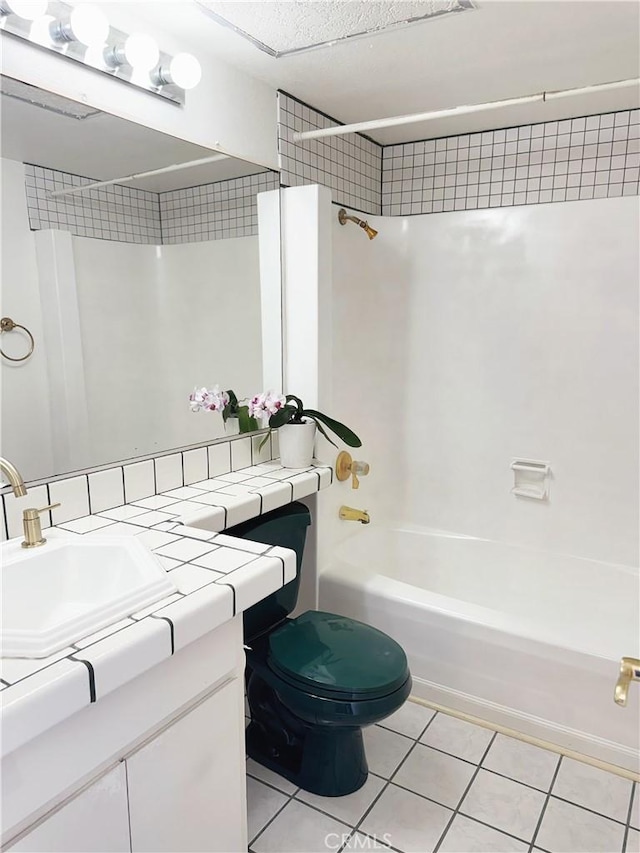 1525 Welldow Ln, Fullerton, CA 92831 - full bath with tile patterned floors, shower / bathtub combination, and vanity