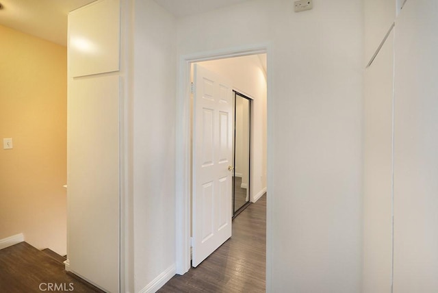1419 W 179th St Unit 3, Gardena, CA 90248 - corridor featuring dark wood-type flooring and baseboards