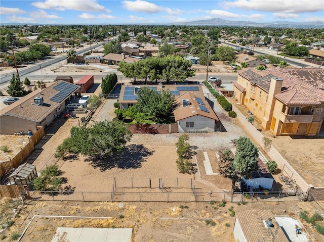 14719 Juniper St, Hesperia, CA 92345 - aerial view of residential area featuring a mountain backdrop
