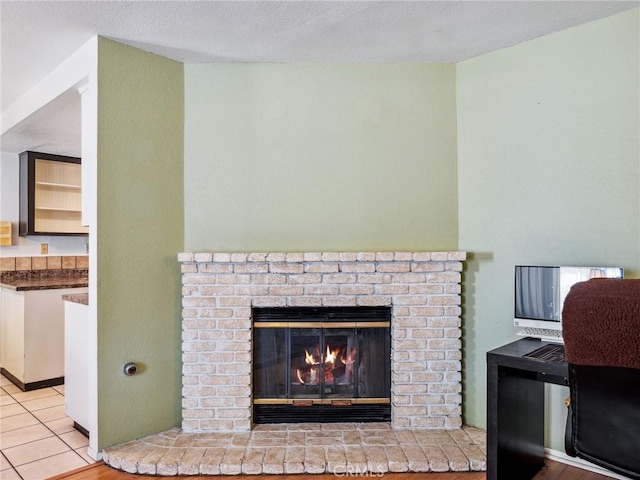 14719 Juniper St, Hesperia, CA 92345 - detailed view of a brick fireplace