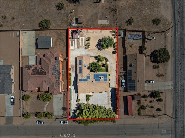 14719 Juniper St, Hesperia, CA 92345 - map / location featuring property parcel outlined