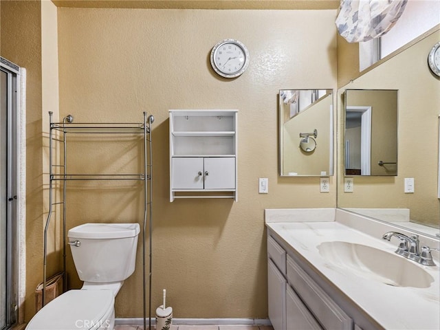 14719 Juniper St, Hesperia, CA 92345 - bathroom with vanity and a textured wall