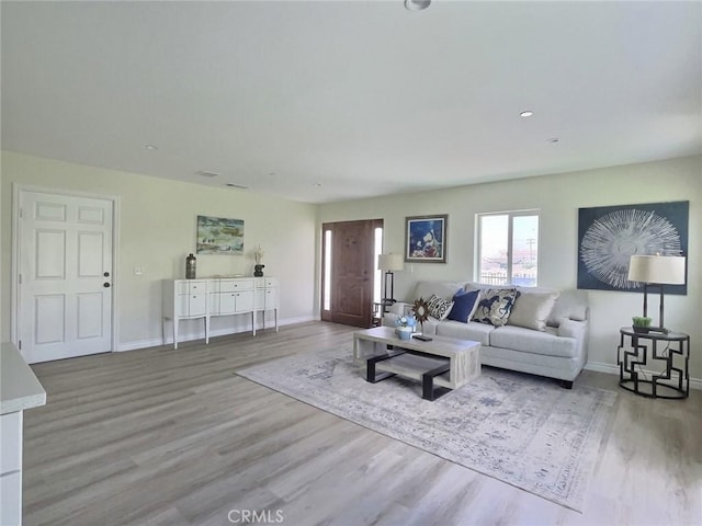 378 W Rosa Parks Rd, Palm Springs, CA 92262 - living area with wood finished floors and baseboards
