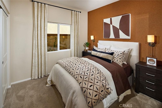 8176 Perada St, Jurupa Valley, CA 92509 - bedroom featuring carpet and an accent wall